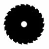 UNIVERSEL Disque / Lame 22 Dents Alésage 25,4mm D. 200mm -Débroussailleuse Soldes Magasin 10402420 1