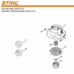 00009973100 - Ressort De Tête Nylon Pour Débroussailleuse STIHL -Débroussailleuse Soldes Magasin 10812684 3