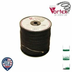UNIVERSEL Bobine Fil Nylon Hélicoïdal Copolymère VORTEX - 2,40 Mm X 208m - Qualité Professionnelle - Fabrication Américaine