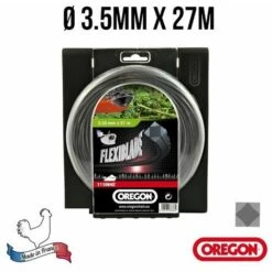 UNIVERSEL Fil Débroussailleuse OREGON Carré Flexiblade 3,5 Mm X 27m (coque)