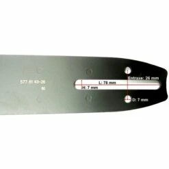 MCCULLOCH Guide Chaine Tronçonneuse Mc Culloch, Oleo Mac, Partner 35cm 3/8LP 050 52 Dents 7 MCCULLOCH Guide Chaine Tronçonneuse Mc Culloch, Oleo Mac, Partner 35cm 3/8LP 050 52 Dents -Débroussailleuse Soldes Magasin 11007862 2