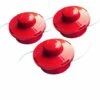 3x Nemaxx FS2 Bobine Avec Jog Automatique Double Cordon De Tête Coupe De Tonte Accessoires Fil Nylon Rouleau Bobine De Rechange Pour Débroussailleuse - Rouge -Débroussailleuse Soldes Magasin 11166114 1