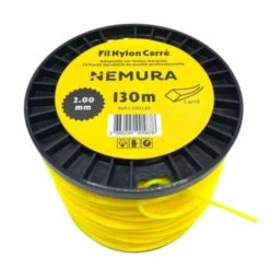 ADAPTABLE Fil Débroussailleuse Carré L: 130m, Ø: 2,00mm