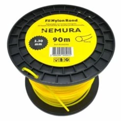 ADAPTABLE Fil Débroussailleuse Rond L: 90m, Ø: 3,30mm