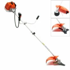 WILTEC Coupe-bordure à Essence 2en1 Débroussailleuse 1,76CV 1,3kW Taille- Haie Outil Jardin