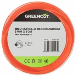 GREENCUT Fil étoilé Pour Débroussailleuse 3,0MM X 50M