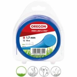 Fil De Coupe Coloured Line Oregon, Bleu, épaisseur De Fil 1,7 Cm