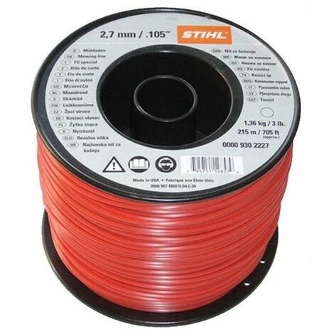 Bobine De Fil Rond Débroussailleuse Stihl 2.7 Mm | 68 Mètres 4 Bobine De Fil Rond Débroussailleuse Stihl 2.7 Mm | 68 Mètres – Image 2