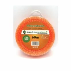 ADAPTABLE Fil Débroussailleuse Hélicoïdal Silencieux L: 60m, Ø: 3,00mm