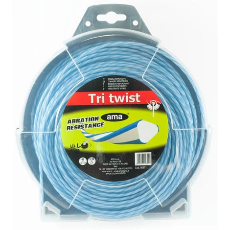 LEM SELECT Fil Nylon Tri-twist Section Triangulaire ø 3.3 Mm - 55 Mt 3 LEM SELECT Fil Nylon Tri-twist Section Triangulaire ø 3.3 Mm - 55 Mt