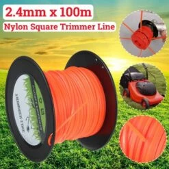 DRILLPRO Corde De Cordon De Débroussailleuse De Ligne De Coupe-bordure Carré En Nylon Résistant De 2,4 Mm X 100 M 11 DRILLPRO Corde De Cordon De Débroussailleuse De Ligne De Coupe-bordure Carré En Nylon Résistant De 2,4 Mm X 100 M -Débroussailleuse Soldes Magasin 23699536 5