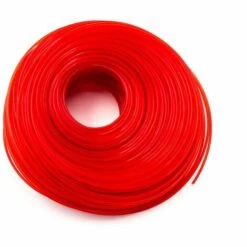 Vhbw Fil De Coupe Résistant De 2mm Diamètre Et 100 M De Long Rouge Pour Tondeuse à Gazon Et Débroussailleuse