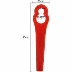 BEARSU 100 PCS Lames En Plastique De Rechange Pour Coupe Bordure Faucheuse Lame De Découpe Machine Découpage Lames Moteur Pièces Kit Pour FRT18A FRT18A1 Art 46155 FRT20A1 Accessoires 9 BEARSU 100 PCS Lames En Plastique De Rechange Pour Coupe Bordure Faucheuse Lame De Découpe Machine Découpage Lames Moteur Pièces Kit Pour FRT18A FRT18A1 Art 46155 FRT20A1 Accessoires -Débroussailleuse Soldes Magasin 25362573 3