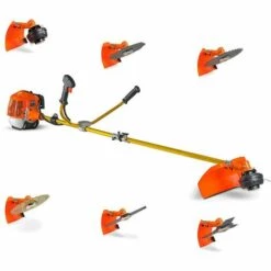 Débroussailleuse Soldes Magasin 31 Boudech Airus-620 Débroussailleuse Thermique 2 Temps 62 Cm3 4CV Avec Lames Et Garde De Gazon Professionnel 6 Fonctions En 1 La Plus Puissante De La Catégorie