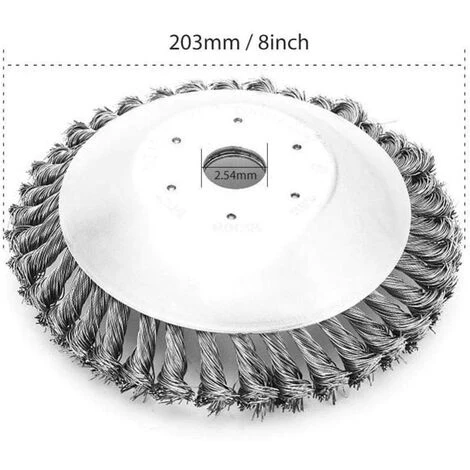 LITZEE Tête De Brosse De Désherbage De Jardin, Tondeuse à Gazon Universelle Tondeuse à Gazon Tête De Fil Jardin Terrain De Jeu Entretien Tête De Remplacement De Coupe Des Mauvais (8") 4 LITZEE Tête De Brosse De Désherbage De Jardin, Tondeuse à Gazon Universelle Tondeuse à Gazon Tête De Fil Jardin Terrain De Jeu Entretien Tête De Remplacement De Coupe Des Mauvais (8") – Image 2
