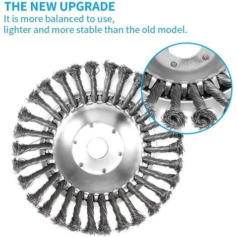 LITZEE Tête De Brosse De Désherbage De Jardin, Tondeuse à Gazon Universelle Tondeuse à Gazon Tête De Fil Jardin Terrain De Jeu Entretien Tête De Remplacement De Coupe Des Mauvais (8") 6 LITZEE Tête De Brosse De Désherbage De Jardin, Tondeuse à Gazon Universelle Tondeuse à Gazon Tête De Fil Jardin Terrain De Jeu Entretien Tête De Remplacement De Coupe Des Mauvais (8") – Image 4