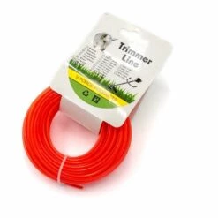 Vhbw Fil De Coupe Universel Pour Tondeuse, Débroussailleuse, Coupe-bordure - Fil De Rechange, Rouge, 2,4 Mm X 15 M, Rond