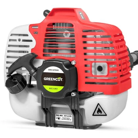 Débroussailleuse à Essence 65cc 4,9cv, Avec Moteur 2 Temps, 7 Accessoires Différents Pour La Coupe, Guidon à Double Poignée, Régulateur De Puissance, Harnais De Sécurité - Greencut GGT650X-7 4 Débroussailleuse à Essence 65cc 4,9cv, Avec Moteur 2 Temps, 7 Accessoires Différents Pour La Coupe, Guidon à Double Poignée, Régulateur De Puissance, Harnais De Sécurité - Greencut GGT650X-7 – Image 2