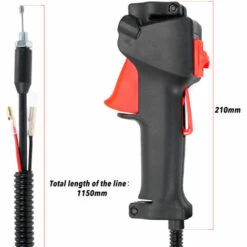 HAPPYSHOPPING Interrupteur D'accelerateur De Tondeuse Poignee Manuelle D'acceleration, Debroussailleuse, Tondeuse A Gazon, Accessoires De Tondeuse A Gazon -Débroussailleuse Soldes Magasin 28356178 5