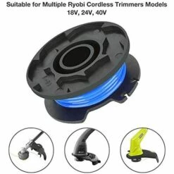 LITZEE Lot De 6 Bobines De Fil à Alimentation Automatique Pour Débroussailleuse Ryobi 18 V 24 V 40 V, 6 Pièces -Débroussailleuse Soldes Magasin 28431738 3