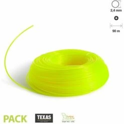 Fil Pour Rotofil Et Coupe Bordure Fluo Rond 2,4 Mm TEXAS 15 Mètres - Jaune -Débroussailleuse Soldes Magasin 29308120 3