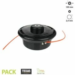 Tête De Débroussailleuse Universelle TEXAS Diamètre 130mm Fil 2,4mm