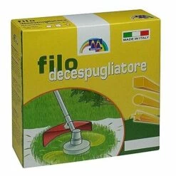 Maniver FIN124 - Fil Pour Débroussailleuse, 100 m - Jaune