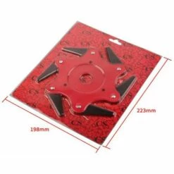 Perle Rare Accessoires De Tondeuse à Gazon De Jardin Tête De Coupe De Coupe à Six Feuilles Rouge -Débroussailleuse Soldes Magasin 29871045 3