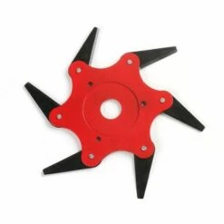 Perle Rare Accessoires De Tondeuse à Gazon De Jardin Tête De Coupe De Coupe à Six Feuilles Rouge -Débroussailleuse Soldes Magasin 29871045 5