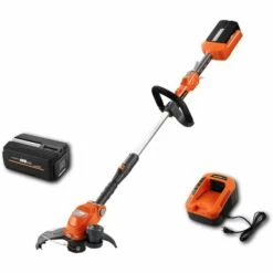 TIMBERPRO Débroussailleuse Coupe Bordure Sur Batterie Samsung 40 Volts Fournie Avec Son Chargeur