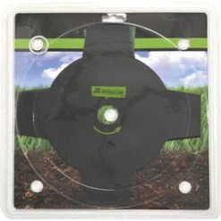 JR MOTOCULTURE Disque 4 Dents Pour Débroussailleuse 255 Mm Alésage 25,4 Mm épaisseur 1,5 Mm DDS010 JR