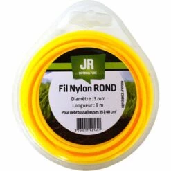 JR MOTOCULTURE JR Fil Nylon 3 Mm - Rond FNY009