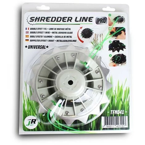 JR MOTOCULTURE JR Têtes Fil Nylon 3 Mm - Universel TFN041 3 JR MOTOCULTURE JR Têtes Fil Nylon 3 Mm - Universel TFN041