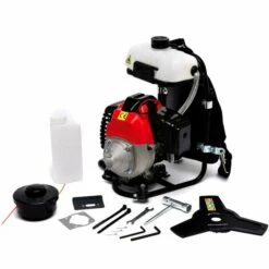 Varan Motors - Bc415d-2017 Débroussailleuse Thermique à Dos, Moteur 2 Temps 43cc 2CV - Rouge -Débroussailleuse Soldes Magasin 3081051 5