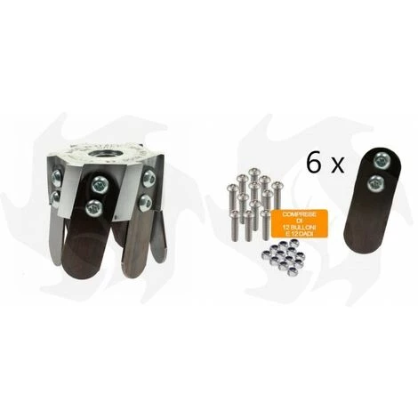 IME Tête Bineuse Universelle Pour Débroussailleuse Avec Lames En Acier + Kit De Lames De Rechange 3 IME Tête Bineuse Universelle Pour Débroussailleuse Avec Lames En Acier + Kit De Lames De Rechange