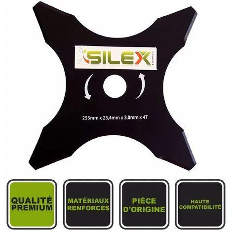 Lame De Coupe à 4 Dents Silex® Pour Débroussailleuse 4 Lame De Coupe à 4 Dents Silex® Pour Débroussailleuse – Image 2