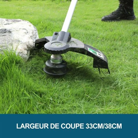 WESCO TOOLS Débroussailleuse Et Coupe-hebre 2 En 1 36V - Batterie 2 X 18 V 4,0 Ah - Coupe Du Fil Et Du Fil - Diamètre De Coupe Max.: 380 Mm WESCO WS8197 4 WESCO TOOLS Débroussailleuse Et Coupe-hebre 2 En 1 36V - Batterie 2 X 18 V 4,0 Ah - Coupe Du Fil Et Du Fil - Diamètre De Coupe Max.: 380 Mm WESCO WS8197 – Image 2