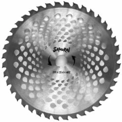 Disque Pour Débroussailleuse 40 Dents Ø 250mm Samurai Alésage 25,4mm