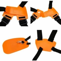 Kueatily Tondeuse à Bandoulière-tondeuse à Harnais Double épaule Avec Ceinture De Nylon Durable Adjuestable Pour Débroussailleuse Ou Gardenning (pour STIHL FS, Taille-bordures Série Km) -Débroussailleuse Soldes Magasin 35124628 5