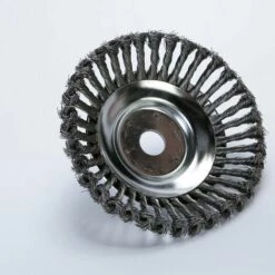 THSINDE Tête De Brosse à Mauvaises Herbes Pour Tondeuse 8 Pouces, Roue De Désherbage Universelle En Fil D'acier, Accessoires Pour Tondeuse à Gazon, Coupe-Tondeuse à Gazon, Tête De Coupe, Pour Pelouses De Jard -Débroussailleuse Soldes Magasin 35436771 5