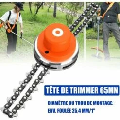 Kueatily 65Mn Chaine Tondeuse A Gazon Jardin Tondeuse A Tete Debroussailleuse Tondeuse -Débroussailleuse Soldes Magasin 35883351 4