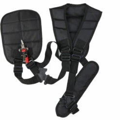ASUPERMALL Sangle De Confort Sangle De Harnais De Tondeuse A Double Epaule Pour Harnais De Debroussailleuse Et Tondeuse Et Tondeuse, Noir