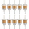 HAPPYSHOPPING 10 Pieces 6 MM X 8 MM 1/4 '' 5/16 '' Filtre A Gaz En Ligne Pour Petit Moteur De Tondeuse A Gazon, Modele : 10 Pieces 2 HAPPYSHOPPING 10 Pieces 6 MM X 8 MM 1/4 '' 5/16 '' Filtre A Gaz En Ligne Pour Petit Moteur De Tondeuse A Gazon, Modele : 10 Pieces -Débroussailleuse Soldes Magasin 36612156 1
