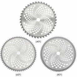 BETTERLIFE Lot De 3 Lames à Pointe En Carbure 80 Dents 20,3 Cm Pour Stihl Husqvarna Echo Jonsered Shindaiwa Kawasaki Honda Homelite Ryobi Dolmar Makita Débroussailleuse Désherbeuse Wacker Lames De Scie à Bois -Débroussailleuse Soldes Magasin 36690012 5