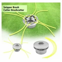 THSINDE Tête De Débroussailleuse Universelle, Tête Coupe-bordure En Aluminium Fils Pour Débroussailleuse à Essence Tondeuse à Gazon,1pcs -Débroussailleuse Soldes Magasin 36717228 4