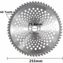 DONTODENT Lames De Brosse Pour Coupe-Herbe, Lame De Scie En Acier Inoxydable De Qualité Supérieure, Lame De Scie Circulaire De Rechange Pour Coupe-Bordure À Ouverture De 25,4 Mm -Débroussailleuse Soldes Magasin 36960245 2