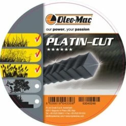 OLEOMAC Fil Coupe Bordure Carré 4 Mm Platin-cut | 25m