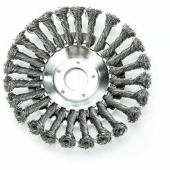 BETTERLIFE Tête De Désherbage Fil D'acier, 6/8 Pouce Brosse Rotative Disque De Pinceau à Roue Pour Outils De Pelouse Jardin Agriculture - Trou Intérieur 25.4mm (8 Pouce) -Débroussailleuse Soldes Magasin 37661000 2