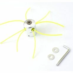 ABCRITAL 2X Tête De Ligne En Aluminium, Tête De Ligne Double, Tête De Tondeuse, Bobine De Ligne, Tête De Coupe-Gazon Pour Débroussailleuse À Essence, Débroussailleuse Avec 4 Lignes -Débroussailleuse Soldes Magasin 38288444 3