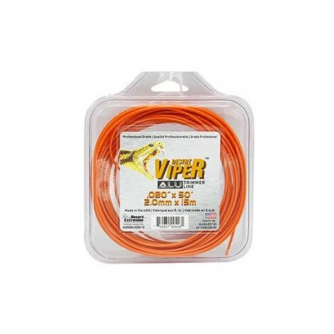 G�N�RIQUE Fil Desert Viper Alu Rond Ø2,0 X 15 M - Orange. 3 G�N�RIQUE Fil Desert Viper Alu Rond Ø2,0 X 15 M - Orange.